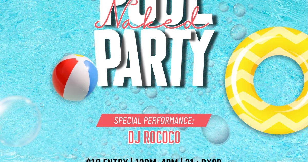 Pool Party with LIVE music presenting DJ Rococo!!